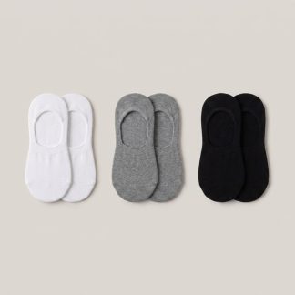 Invisible No-Show Socks 3-Pack