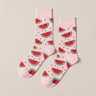 Watermelon Summer Socks