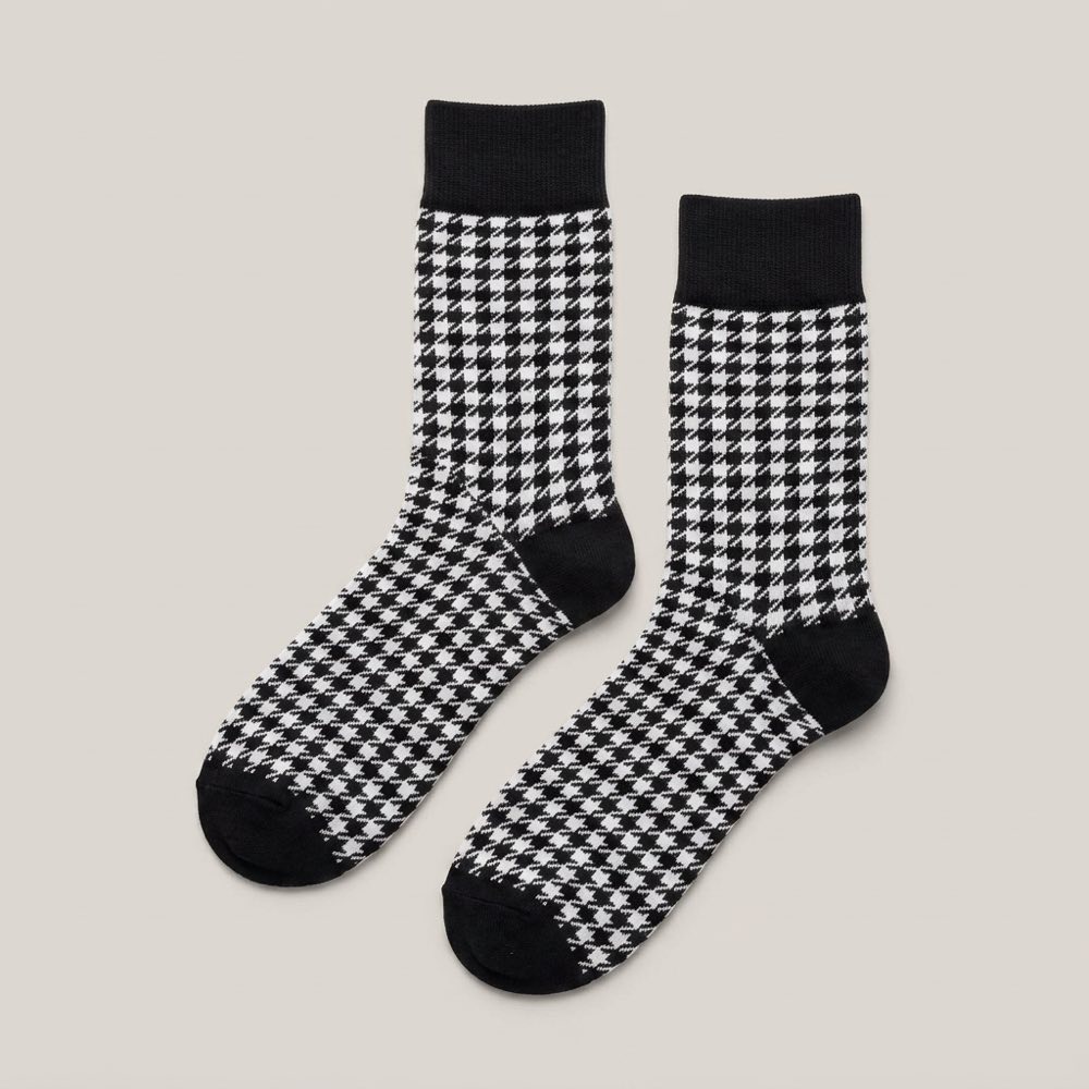 Houndstooth Dress Socks