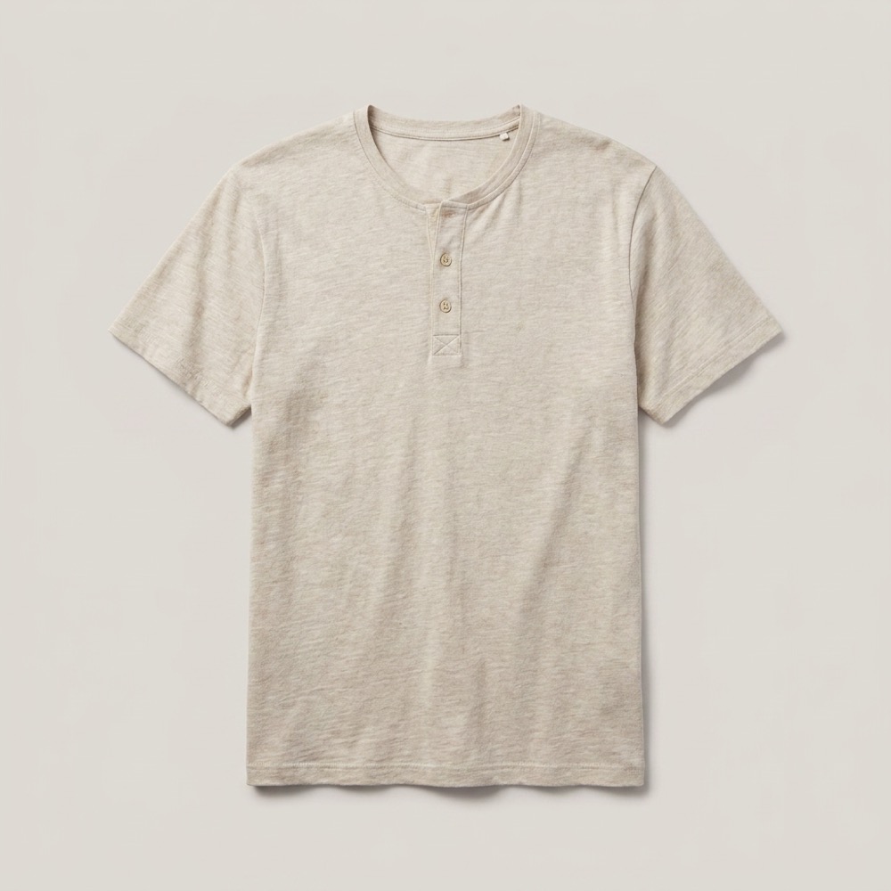 Henley Button T-Shirt