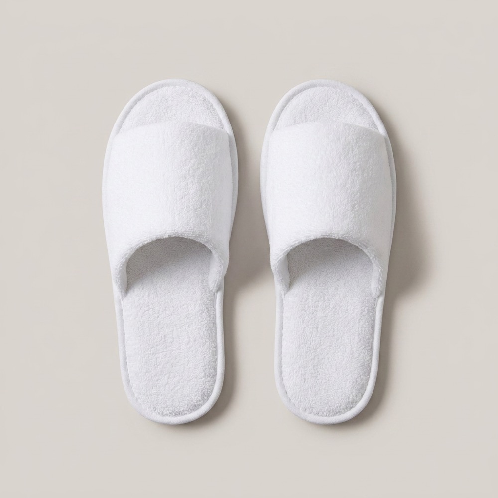 Open-Toe Spa Slippers